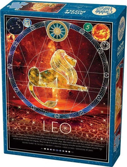 Puzzle semnul zodiacal Leu 500 piese