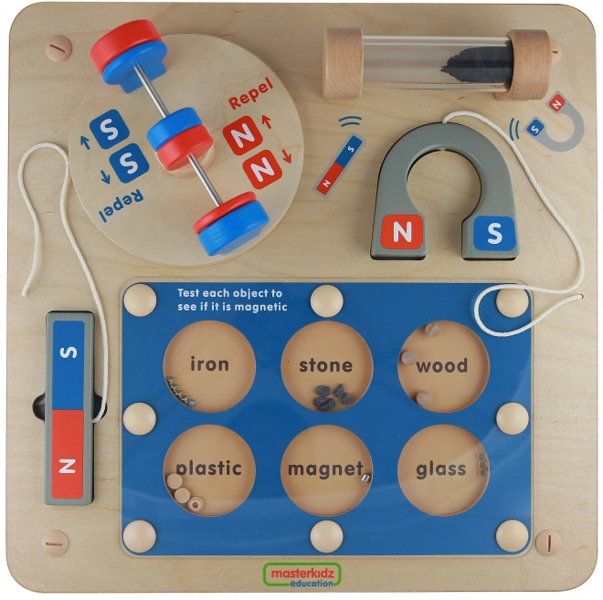 Tablă educațională magnetică montessori de perete