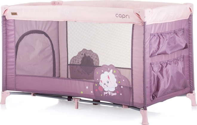 Pătuț de călătorie Chipolino Capri Rose Water – Liliachiu