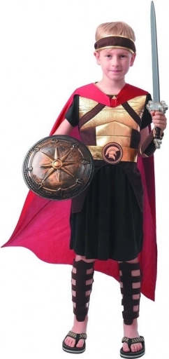 Costum de carnaval Gladiator pentru copii cu mărimea 120-130 cm