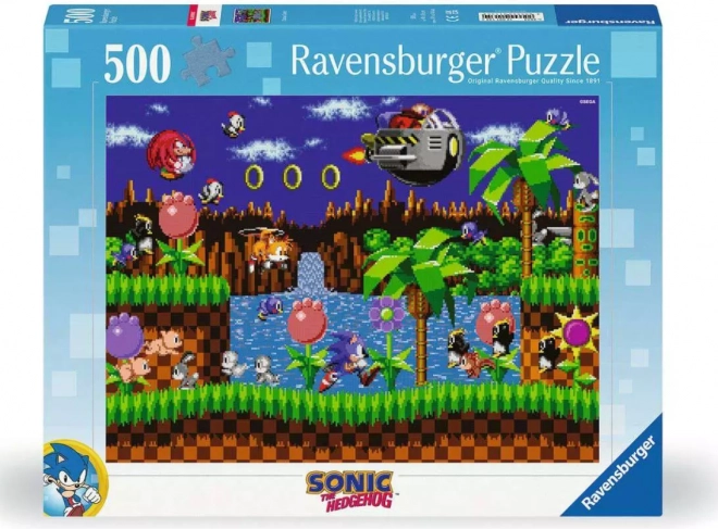 Puzzle Ariciul Sonic 500 de piese