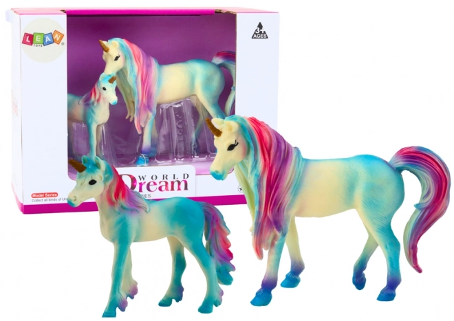 Figurine colecționabile unicorn albastru