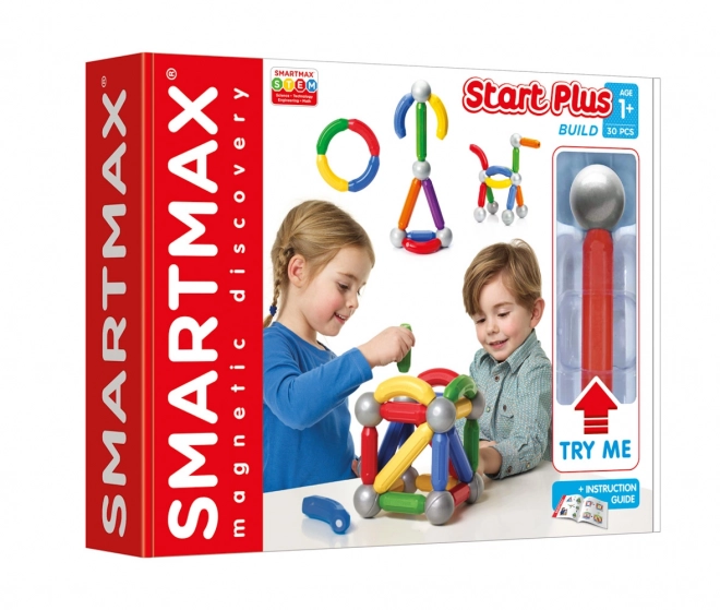 Set de construcție magnetică SmartMax Start Plus 30 piese