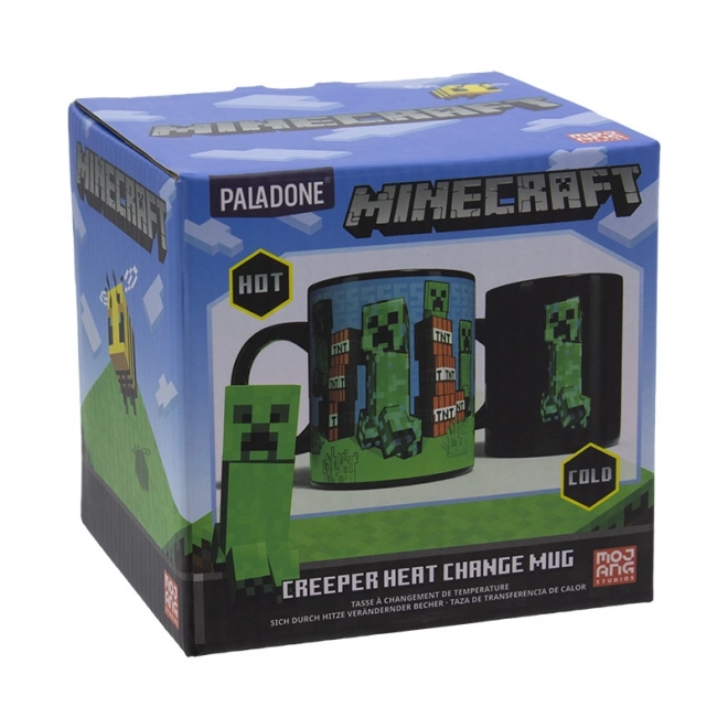 Cană termosensibilă Minecraft Creeper