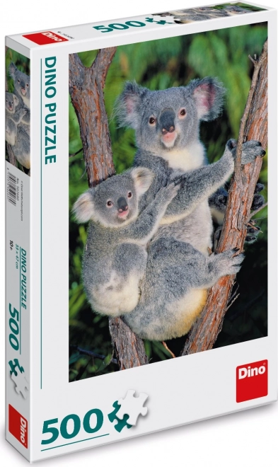 Puzzle cu Koale la copac 500 piese