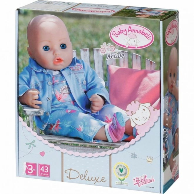 Ubrăcăminte din denim pentru Baby Annabell