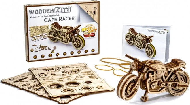 Puzzle 3D motocicletă Cafe Racer