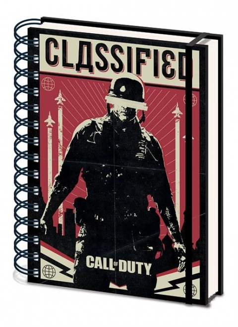 Bloc notes cu spiră A5 Call of Duty