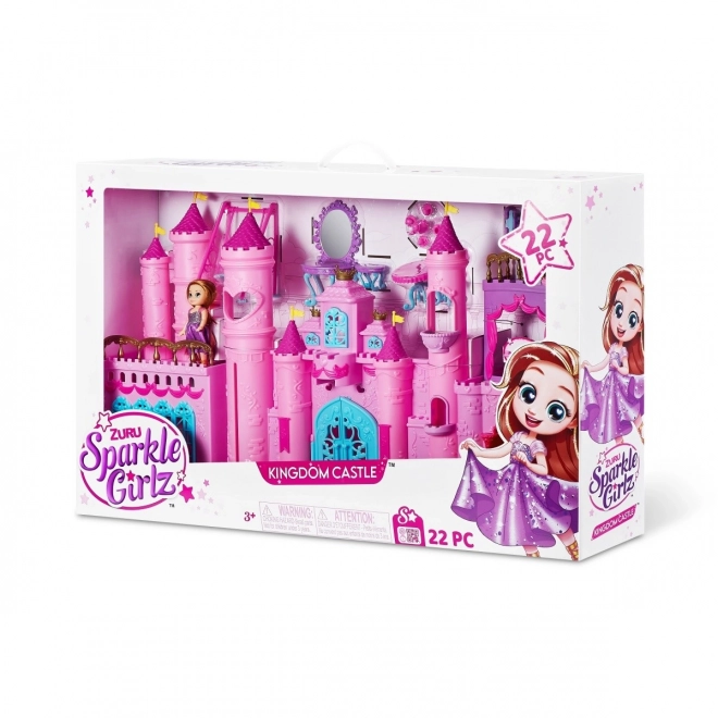 Set păpușă 4.7 inch cu Castelul Regal