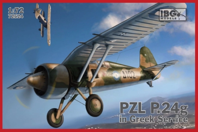 Model plastic PZL P.24G Serviciul Grecesc