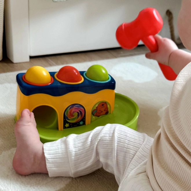 Culorata lovitură cu ciocan Montessori de la Woopie