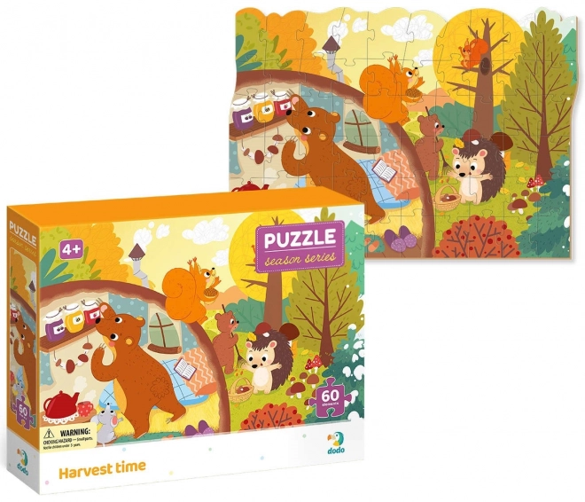 Puzzle DODO Anotimpurile: Timpul recoltei 60 piese