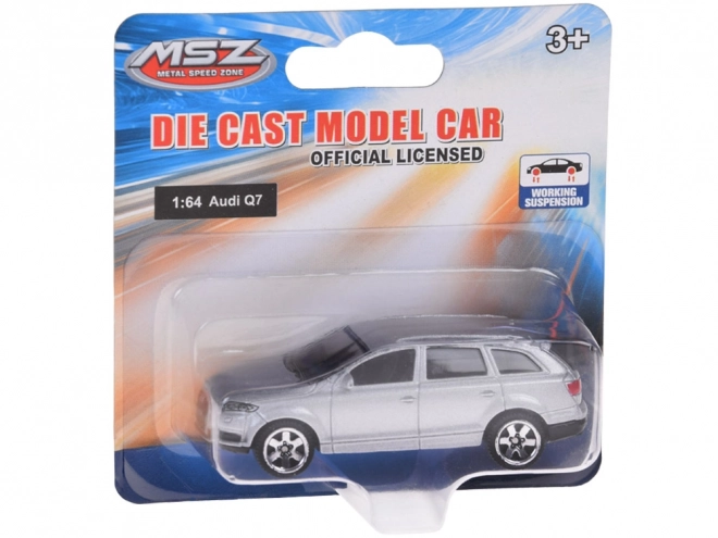 Mașinuță metalică Audi Q7 cu arc 1:64