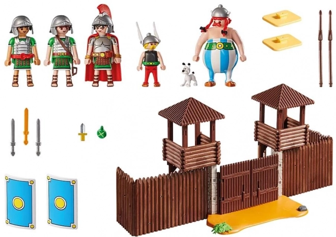 Set cu figurine Asterix - Tabăra Romanilor