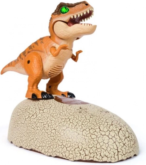 T-Rex interactiv eclozând din ou