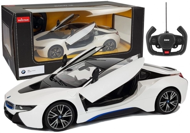 Mașină R/C BMW i8 cu telecomandă, uși automate