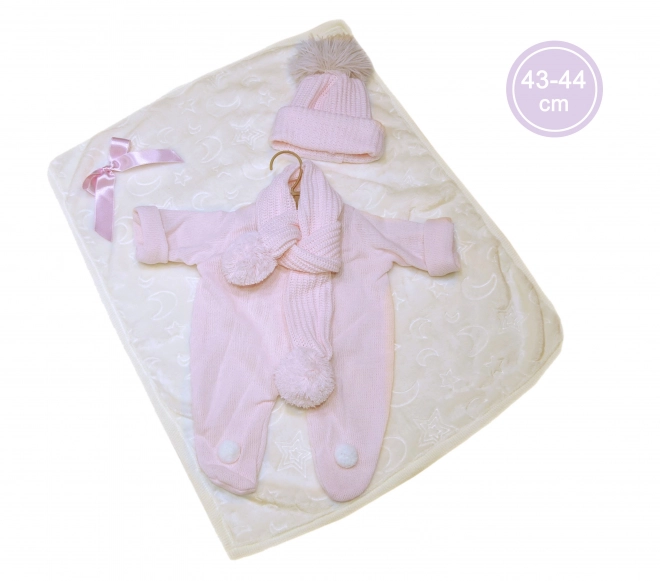 Set haine pentru păpușă New Born Llorens 43-44 cm