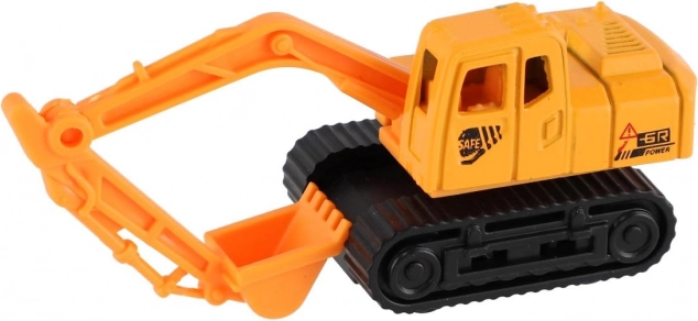 Mini mașini de construcție metal/plastic 7 cm mod liber mix tipuri