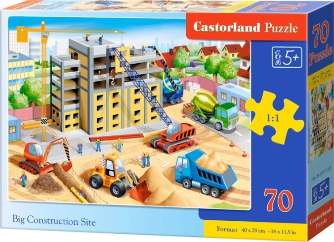 Puzzle cu șantier de construcții