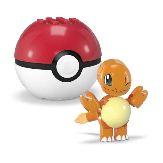 Set de construcție Mega Poke Ball cu Charmander și Eevee