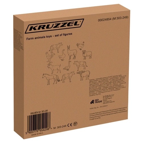 Animale la fermă - set de figurine Kruzzel