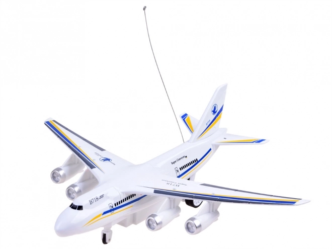 Avion pasager telecomandat RC cu lumini