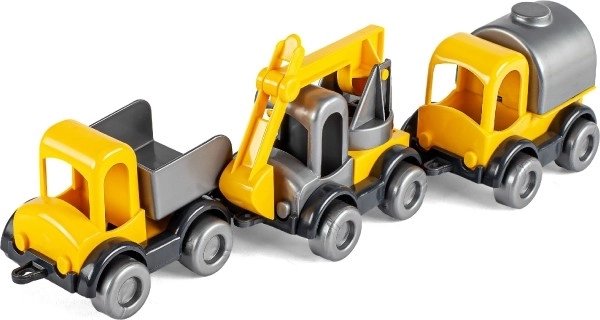 Set vehicule de construcții Wader Kid Cars