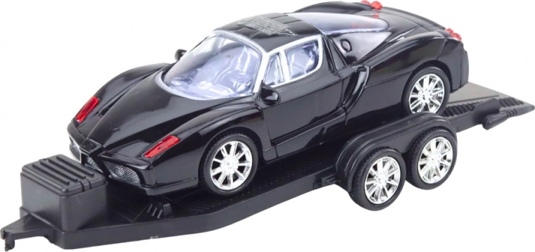 Mașină sport cu roți care se rotesc liber