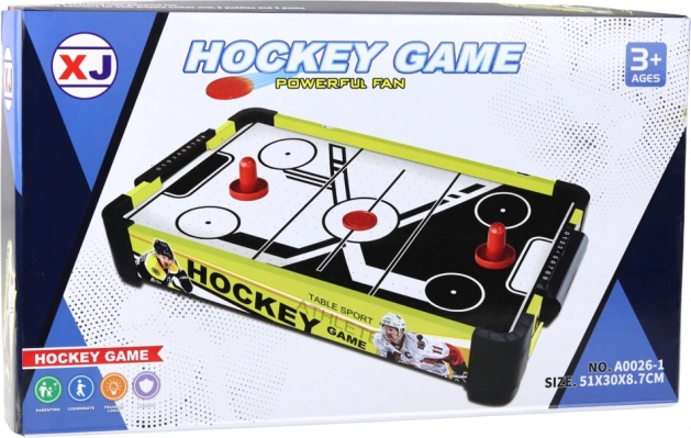 Masă de Air Hockey din Lemn pentru Copii și Adulți