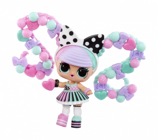 Păpușa L.O.L. Surprise Hair Beads Tots - set de 12 bucăți