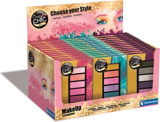 Paletă de farduri de pleoape CRAZY CHIC pentru copii