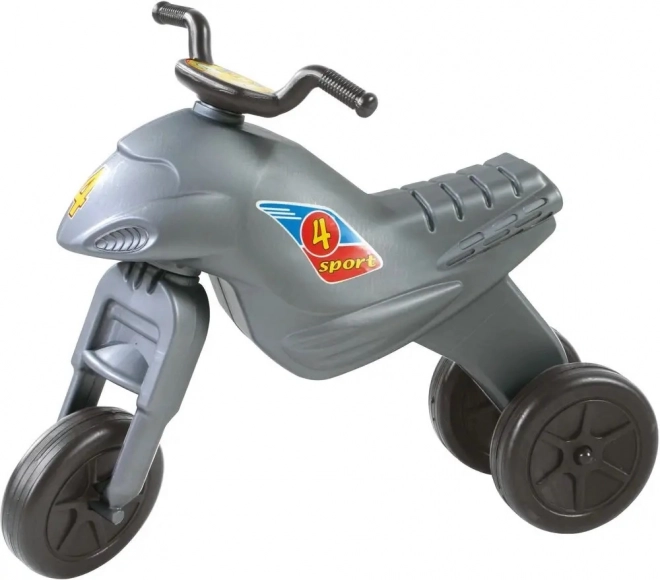 Bicicletă fără pedale Super Bike Maxi argintie