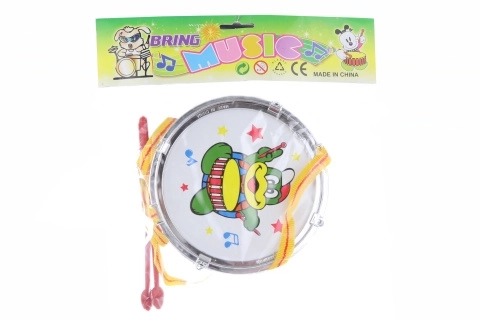 Tobă muzicală cu bețe