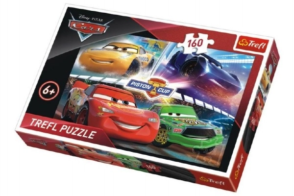 Puzzle 160 de piese Cars 3 - Cursa victorioasă