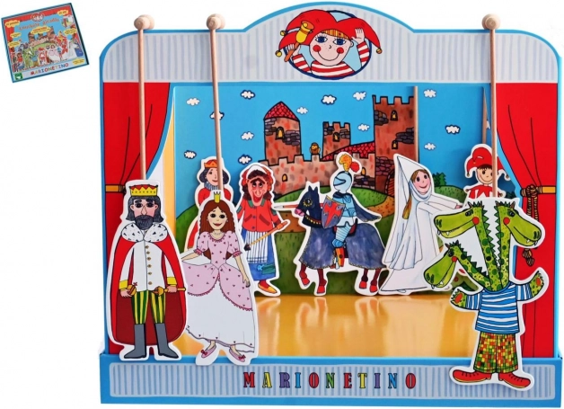 Teatru de păpuși universal cu accesorii