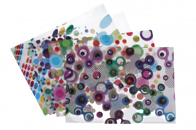 Mapă plastic cu capse 35,5x26cm