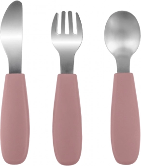 Tacâmuri din silicon pentru copii, Old Pink