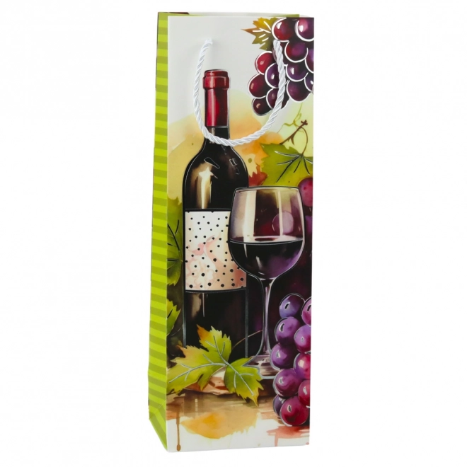 Pungă de cadou din hârtie pentru vin