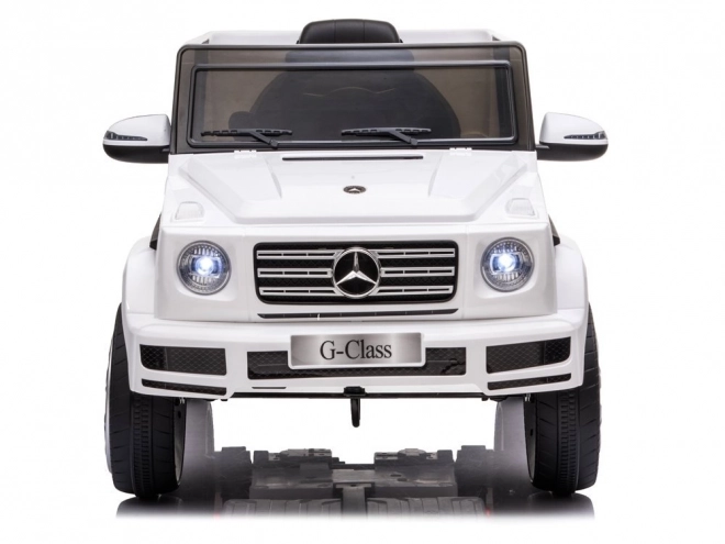 Mașină electrică pentru copii Mercedes G500 roșu – Albă