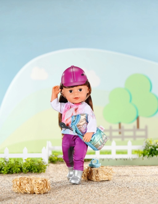 Set BABY born pentru echitație păpuși 43 cm
