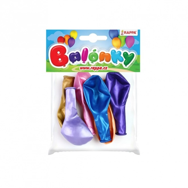 Balon metalizat 30 cm set 5 bucăți