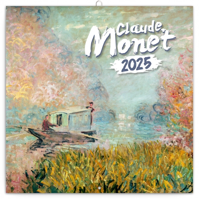 calendar notique cu claude monet 2025