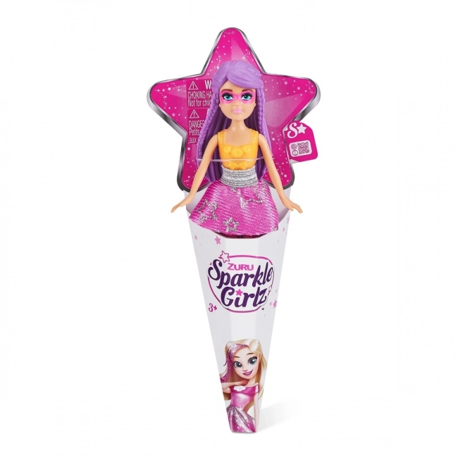 Păpușă Mini Sparkle Girlz 10 cm în set cartonat 24 bucăți