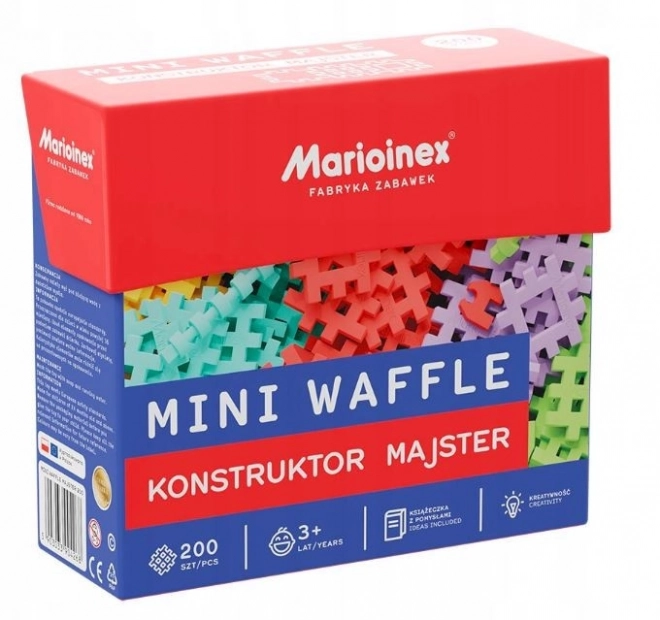 Constructie creativă Mini Waffle - Constructor maestru Marioinex 200 piese