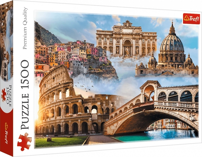 Puzzle locuri preferate: Italia - 1500 piese