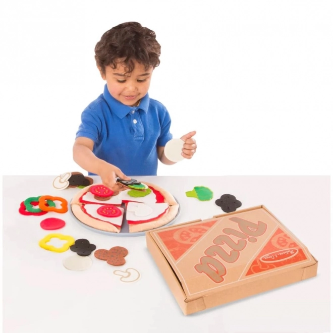 Pizza din fetru Melissa and Doug