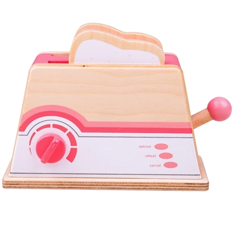 toaster de lemn roz Bigjigs Toys