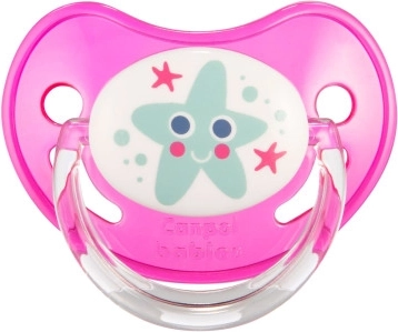 Canpol babies Suzeta din silicon anatomică LOVE&SEA 0-6 luni 1 buc