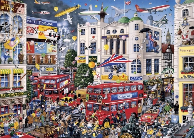 Puzzle iubesc Londra GIBSONS 1000 piese