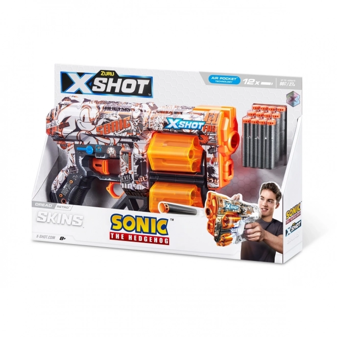 Blaster X-Shot Skins inspirat de Sonic the Hedgehog